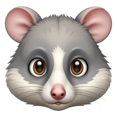 Sad opposum  sticker