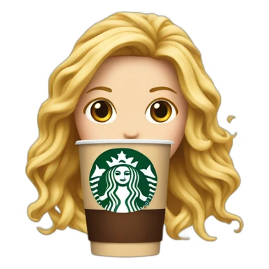 Starbucks logo looks like shakira sticker