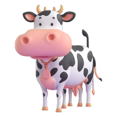 cow sticker
