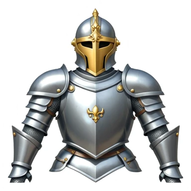 shining knight armor sticker