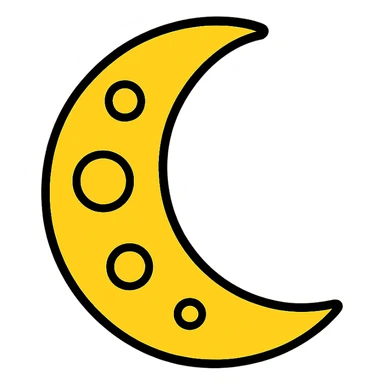 moon sticker