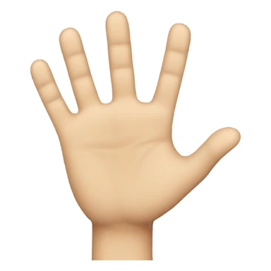 My face doing a high five sticker