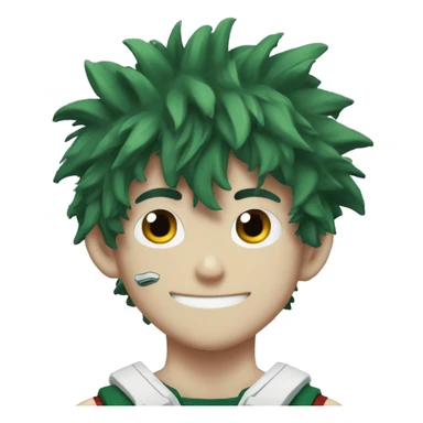 Deku from my hero academia  sticker