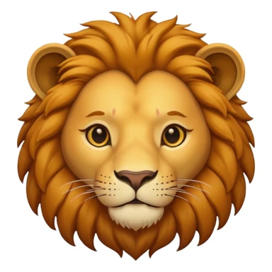 Lion in love sticker
