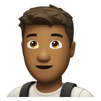 Man face from roblox sticker
