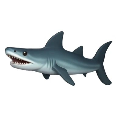 frilled shark-deep sea fish sticker
