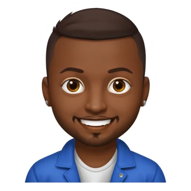 Sean Paul with dark brown hair sticker