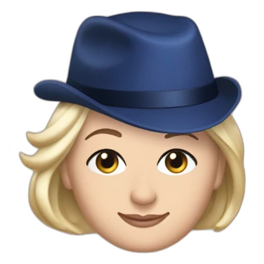 Marie le Pen avec Emanuelle Macron sticker