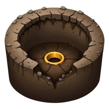  hole in the ground  sticker