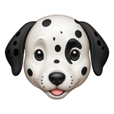 emoji dalmata sticker