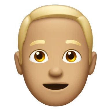 Beige emoji sticker