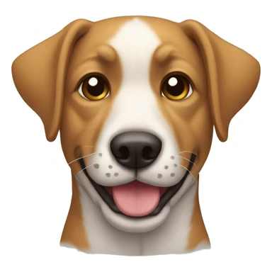 Un perro con su dueño sticker