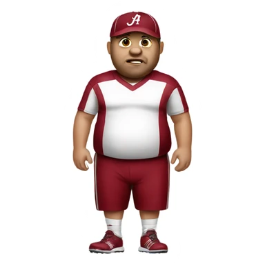 Fat Alabama fan sticker