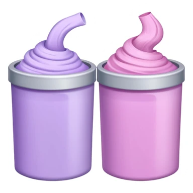 tubes of pastel hair dye in pink and lilac sticker