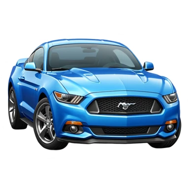 Create a mustang 309emoji sticker