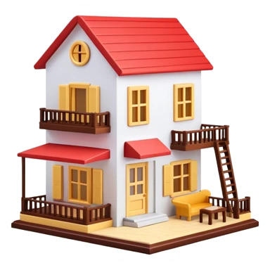 Doll house sticker