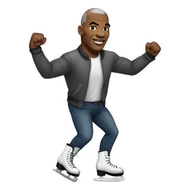 Mike Tyson skating sticker