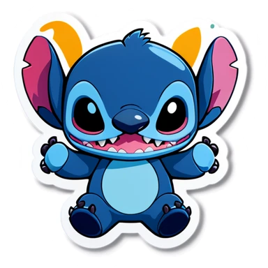 Stitch sticker