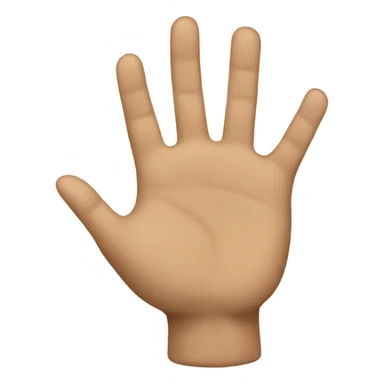 italian hand sticker