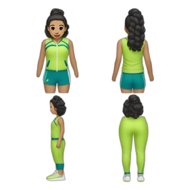 Xochitl Gomez sporty clothes sticker