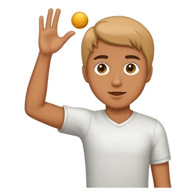 person throwing an object sticker