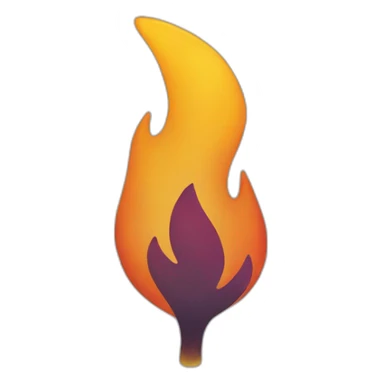 fire on EE logo sticker