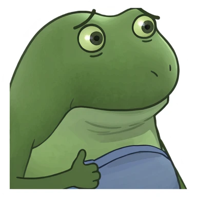 a person with stomach ache sticker