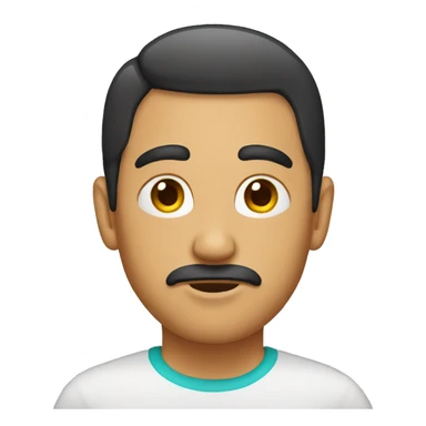 mexican head with edgar haircut sticker