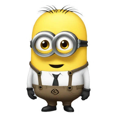 Minion with big bum sticker