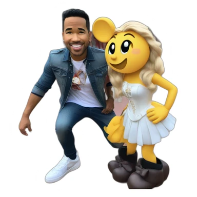 Romeo santos at disneyland paris sticker