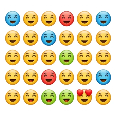 Announcement emojis sticker