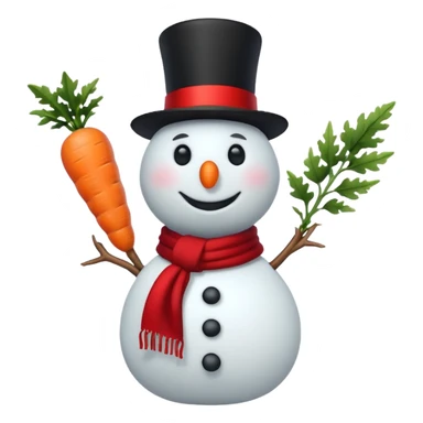 Cute snowman full body with legs and all sticker