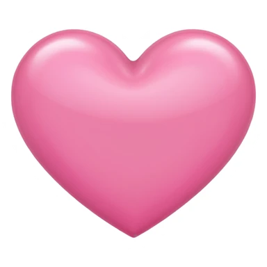 Corazón rosado para todo a la mitad  sticker