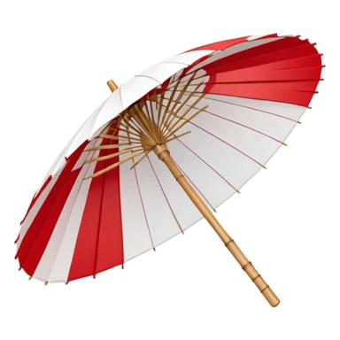 paper japan umbrella sticker