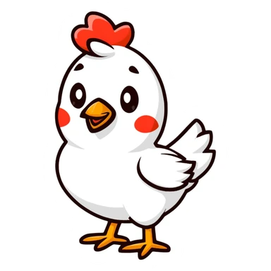 Poule de Pâques  sticker