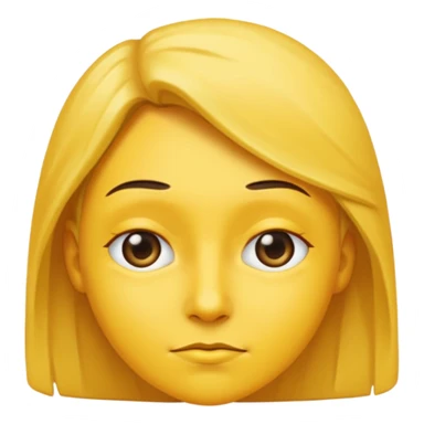 a normal emoji person with a side eye  sticker