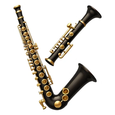 Base clarinet emoji sticker