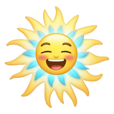 Cute aesthetic sun  sticker