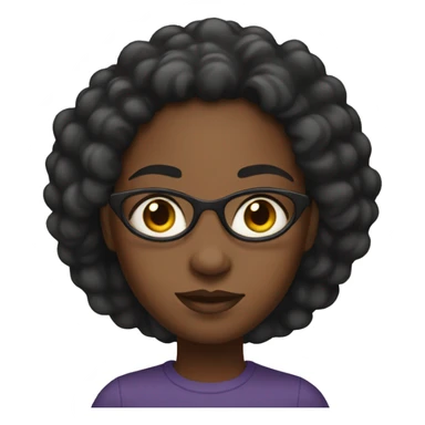 A black woman named naia sticker