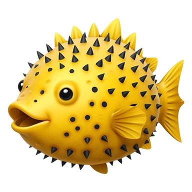 puffer fish sticker