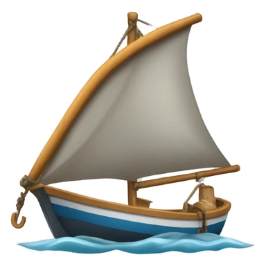 Barco a vela pescador sticker