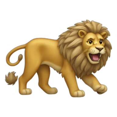 czech lion sticker