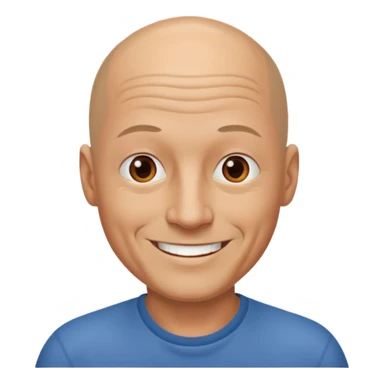 gym buddy middle aged with no hair sticker