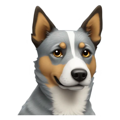 bluey australian heeler sticker