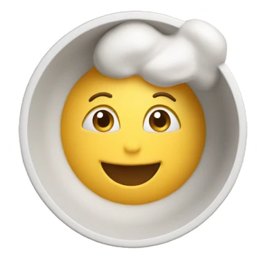 cake batter in bowl sticker