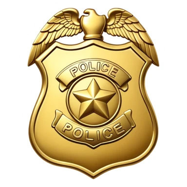 police badge sticker
