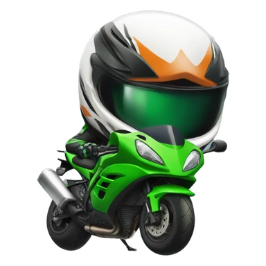 Moto Kawasaki ninja  sticker