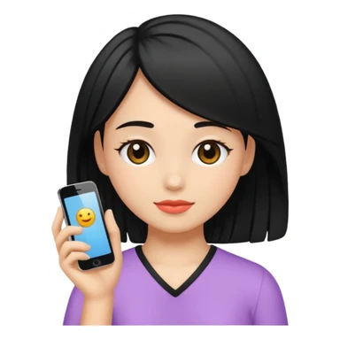 Girl Selfcare Hairblack sticker