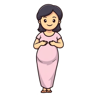 pregnant sticker