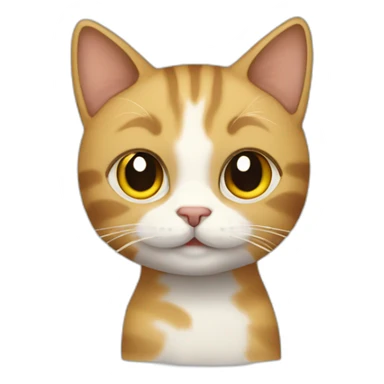 cat chamomile sticker